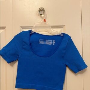 Primark Vibrant Blue Cropped T